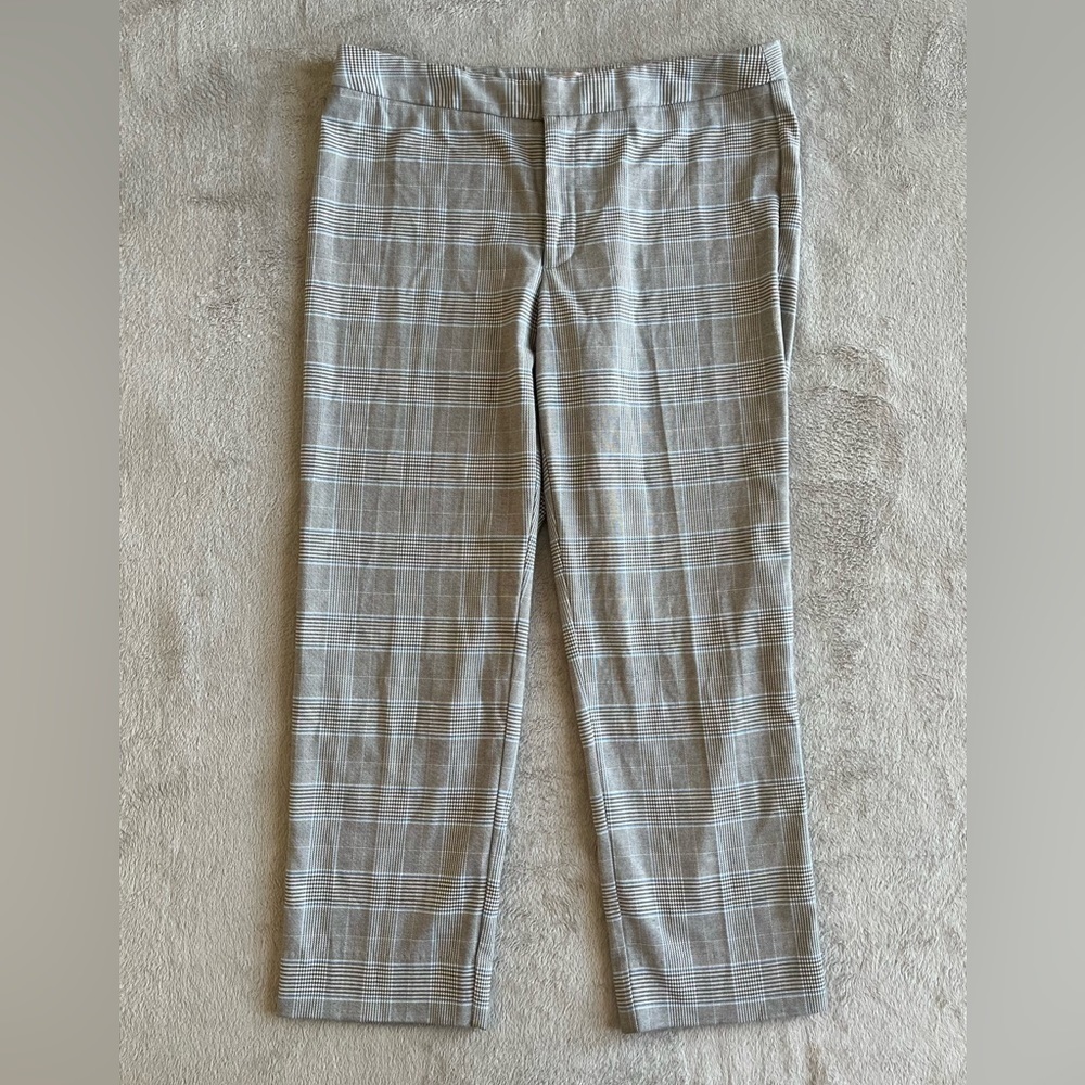 Nanette Lepore Plaid Dress Pants Cropped Size 12